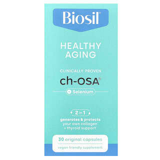Biosil‏, הזדקנות בריאה + סלניום, 30 כמוסות מקוריות