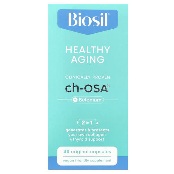 Biosil, Healthy Aging + Selenium, 30 Original Capsules
