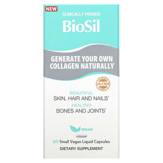 BioSil, Générateur de collagène avancé, 60 capsules liquides vegan