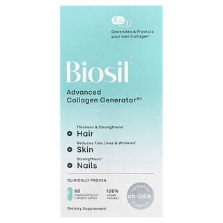 Biosil, Generador de colágeno, 60 cápsulas con contenido líquido