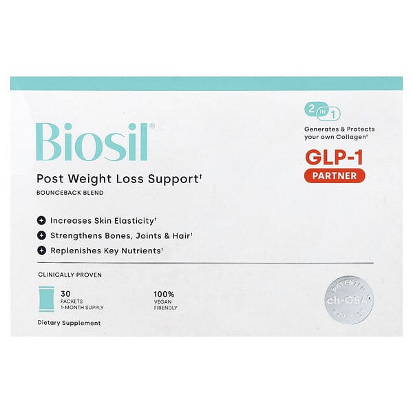 Biosil, после снижения веса, 30 пакетиков