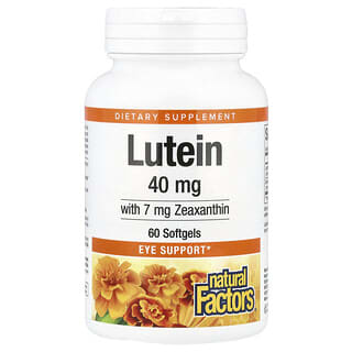 Natural Factors, Lutein, 60 Softgels