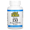 Vitamin D3, 25 mcg (1,000 IU), 90 Tablets