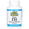 Vitamina D3, 125 mcg (5000 UI), 120 cápsulas blandas