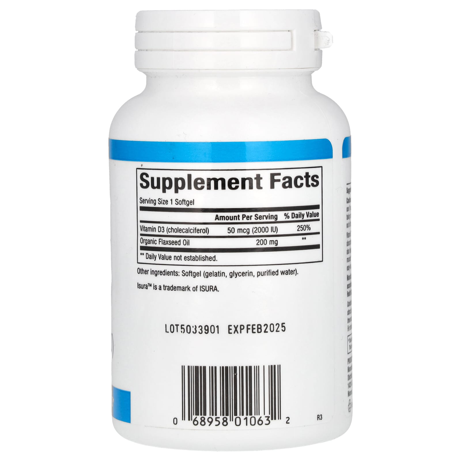 Natural Factors, Vitamin D3, 50 mcg (2,000 IU), 240 Softgels