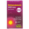 B12, Methylcobalamin, 5000 mcg, 60 Chewable Tablets