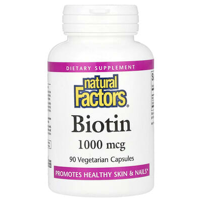 Natural Factors, Biovitamin, 1000 mcg, 90 Vegetarian Capsules