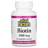 Biotin, 5,000 mcg, 60 Vegetarian Capsules