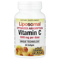 Liposomal Vitamin C Supplement – 1650mg High Absorption – 360 Capsules – Immune Support