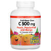 Fruit-Flavor Chew Vitamin C, Peach, Passionfruit and Mango, 500 mg, 90 Chewable Wafers