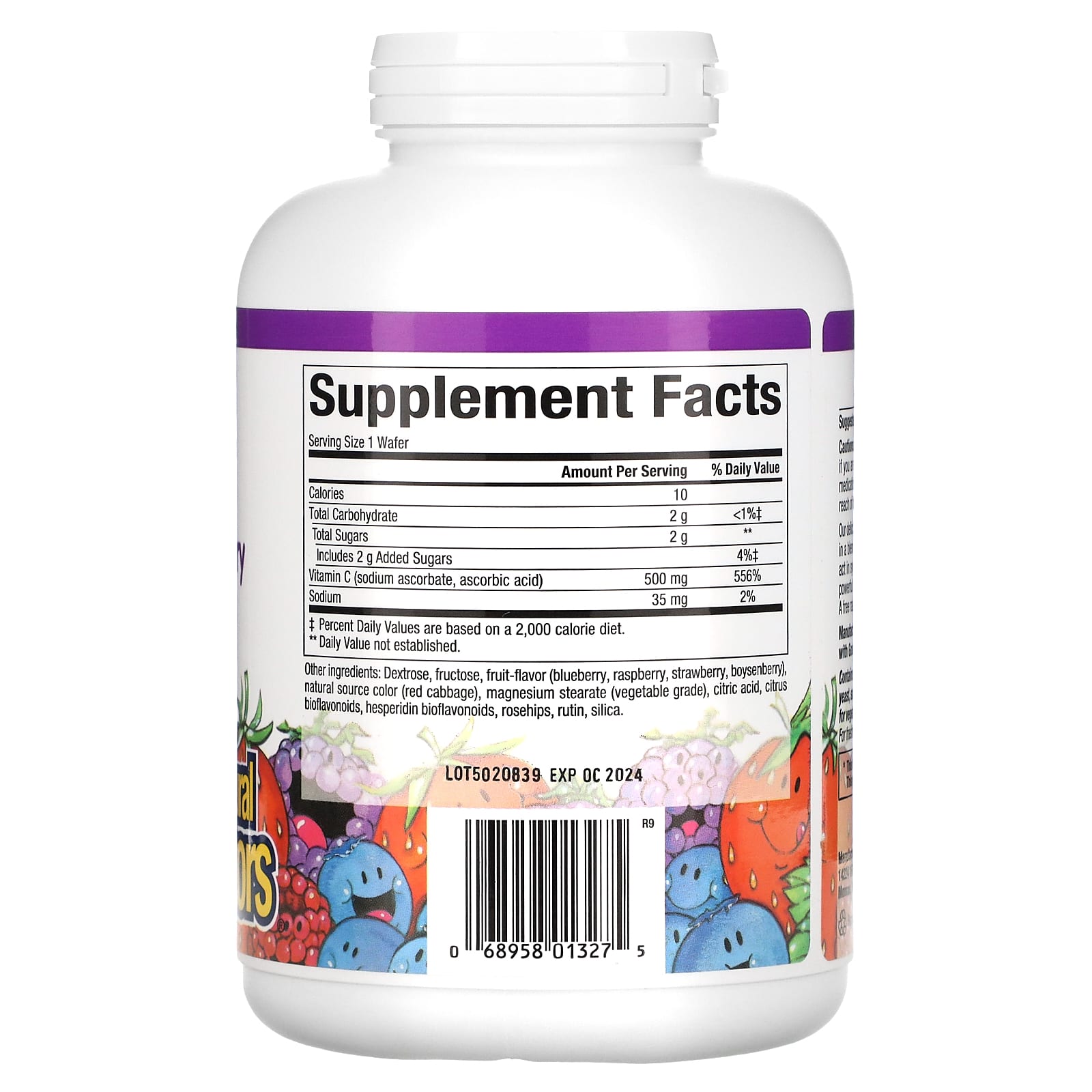Natural Factors, Fruit-Flavor Chew Vitamin C, Blueberry, Raspberry and ...