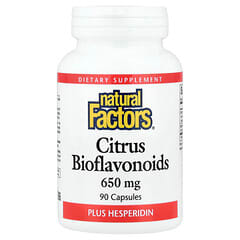 Natural Factors, Zitrus-Bioflavonoide plus Hesperidin, 90 Kapseln