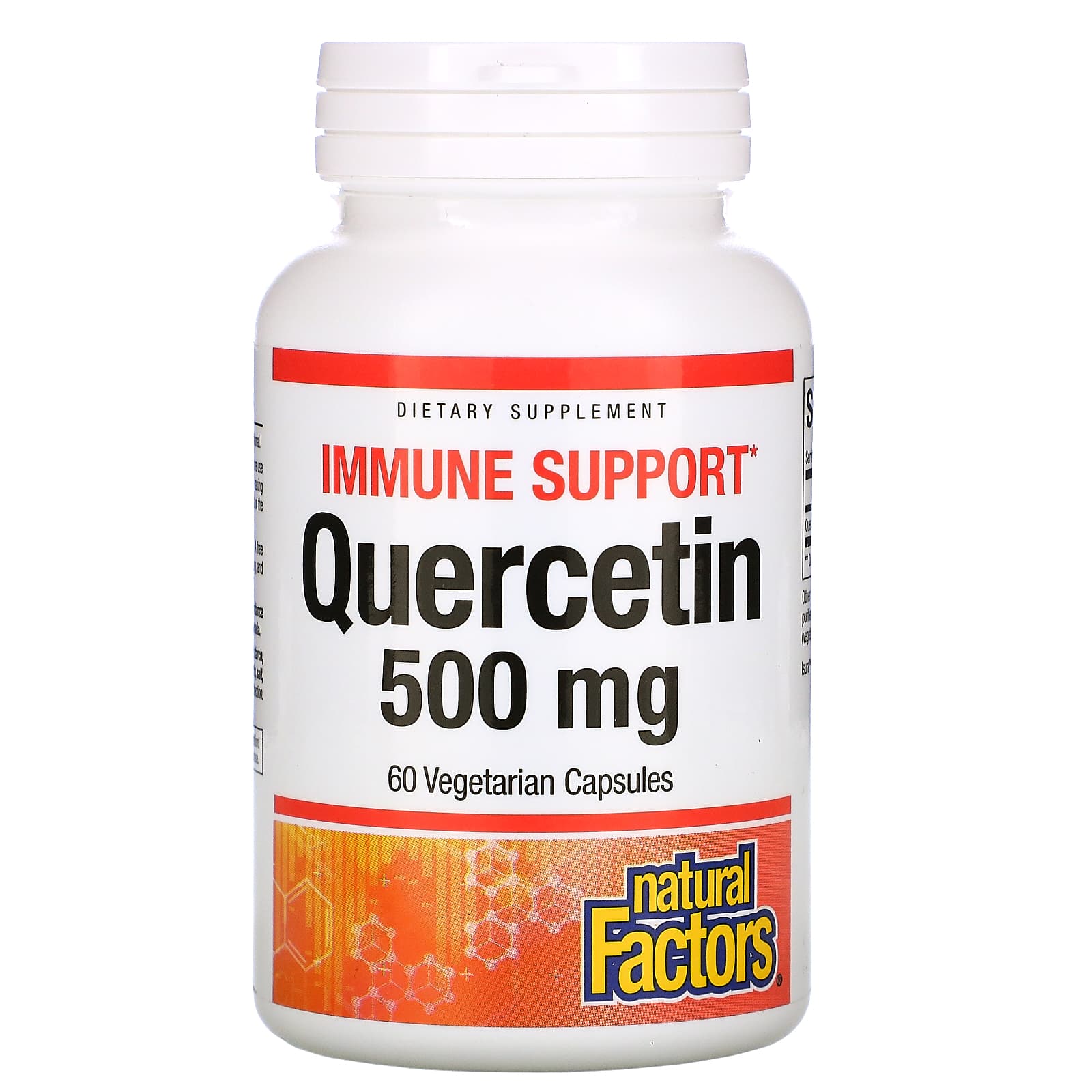 Заказать Natural Factors, кверцетин, 500 мг, 60 вегетарианских капсул