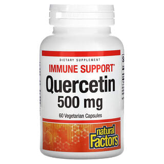 Natural Factors, Quercétine, 500 mg, 60 capsules végétariennes