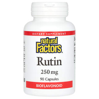 Natural Factors, Rutina, 250 mg, 90 cápsulas