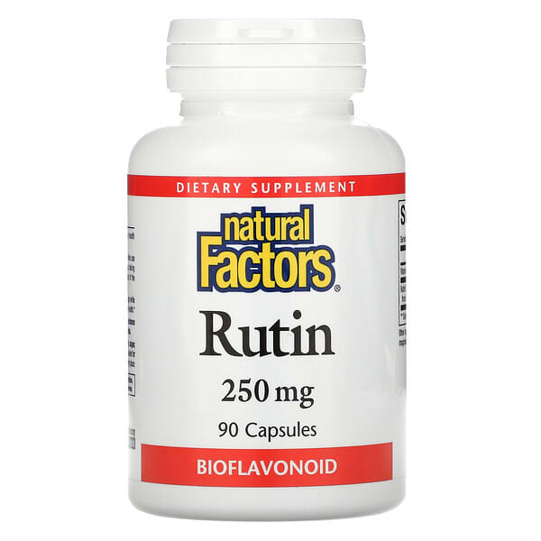 Natural Factors, Rutina, 250 mg, 90 cápsulas