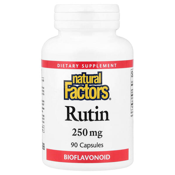 Natural Factors, Rutin, 90 Capsules