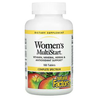 Natural Factors, MultiStart女性多營養片，180片