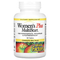 Natural Factors, Plus MultiStart para mujeres`` 90 comprimidos