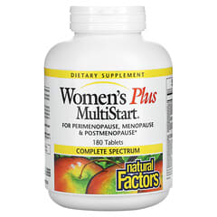Natural Factors, Women Plus MultiStart, мультивитамины для женщин, 180 таблеток