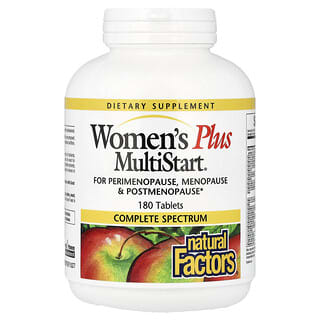 Natural Factors, Women's Plus MultiStart, 180 Tablets