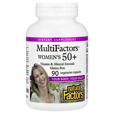 Natural Factors, MultiFactors® for Women 50+, 90 Vegetarian Capsules