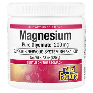 Natural Factors, Magnesium Puhdas Bisglysinaatti, 145 g
