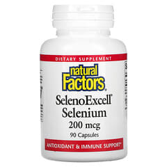 Natural Factors, SelenoExcell, Selen, 200 mcg, 90 Kapseln