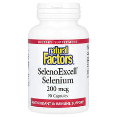 Natural Factors, SelenoExcell, Selenium, 200 mcg, 90 Capsules
