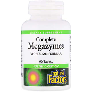 Natural Factors, Complete Megazymes, 90 Tablets