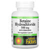 Betaine Hydrochloride with Fenugreek, 500 mg, 180 Vegetarian Capsules