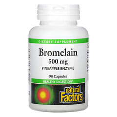 Natural Factors, Bromelain, 500 mg, 90 Capsules