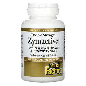 Natural Factors, Double Strength Zymactive, 30 Enteric Coated Tablets'