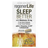 RegenerLife, Sleep Better with Melatonin, L-Theanine & Botanicals, 60 Tri-Layer Tablets