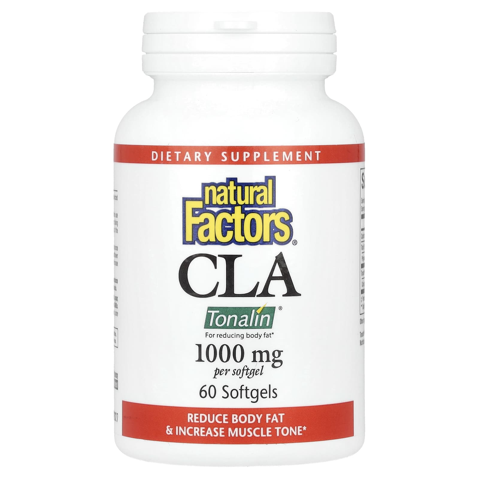 Natural Factors CLA – 60 capsules molles de Natural Factors