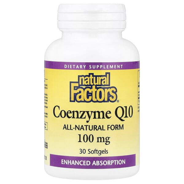 Coenzyme Q10, 100 mg, 30 Softgels