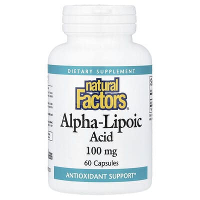 Natural Factors, Alpha Lipoic Acid, 100 mg, 60 Capsules