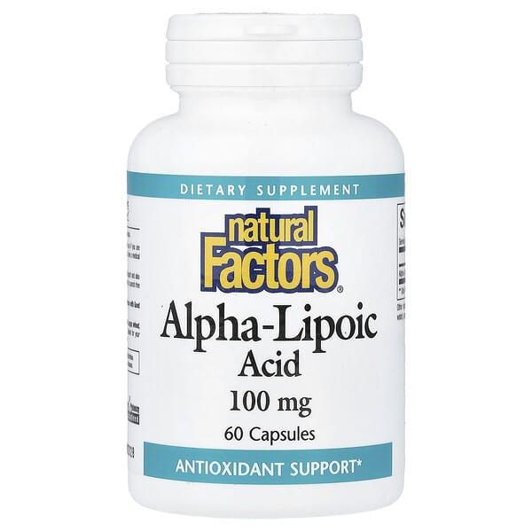 Natural Factors, Alpha-Lipoic Acid, 100 mg, 60 Capsules
