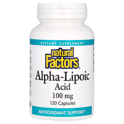 Natural Factors, Alpha Lipoic Acid, 100 mg, 120 Capsules