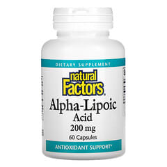 Natural Factors, Alpha-Lipoic Acid, 200 mg, 60 Capsules