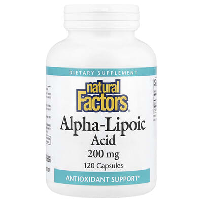 Natural Factors, Alpha Lipoic Acid, 200 mg, 120 Capsules