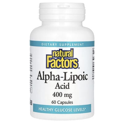 Natural Factors, Alpha Lipoic Acid, 400 mg, 60 Capsules