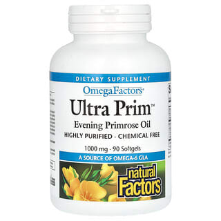 Natural Factors, Ultra Prim, 1.000 mg, 90 Cápsulas Softgel