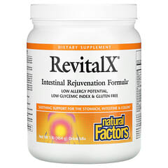 Natural Factors, RevitalX, Formel-Trinkmischung zur Darmverjüngung, 454 g (1 lb.)