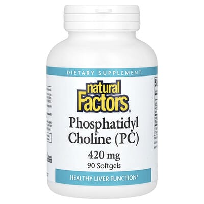 Natural Factors, Phosphatidylcholine (PC), 420 mg, 90 Softgels