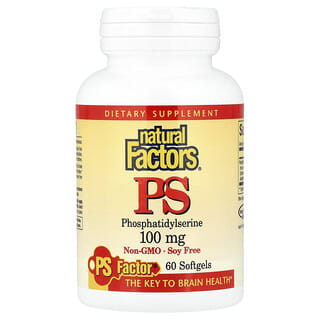 Natural Factors, ФС, 100 мг, 60 капсул