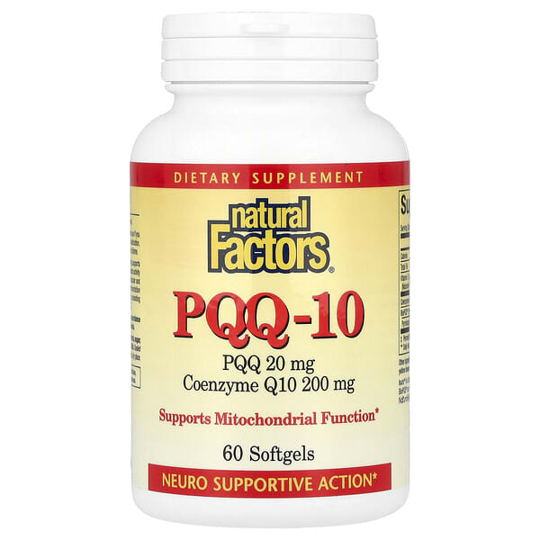 Natural Factors, PQQ-10，60 粒軟凝膠