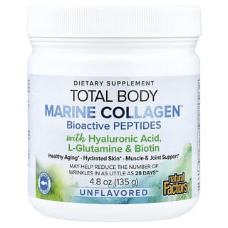 Natural Factors, Total Body Marine Collagen™, Bioactive Peptides, Unflavored, 4.8 oz (135 g)