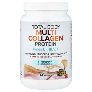 Natural Factors, Total Body, Proteína Multi Collagen™, Sin sabor, 267 g (9,41 oz)