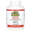 MSM, Metilsulfonilmetano, 1000 mg, 180 cápsulas